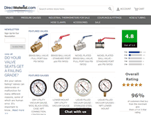 Tablet Screenshot of directmaterial.com